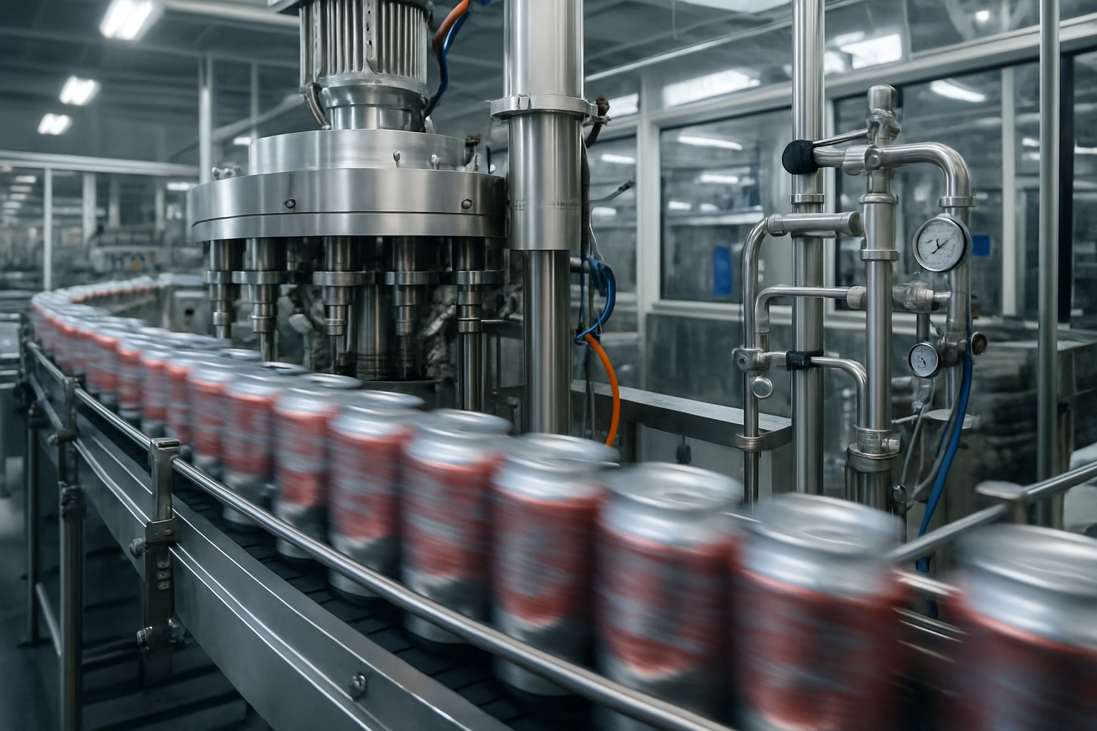 High-speed canning line